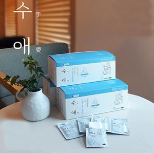 자우버 수애 일회용 손소독 알콜 티슈 200매 (100매입x2Box)