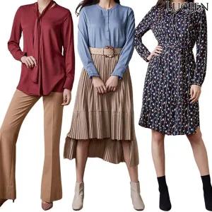 [루시앙]루시앙 레이온 실키 셔츠 블라우스원피스 3종 택1