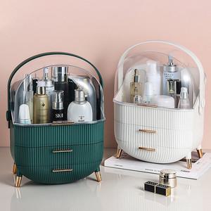 화장품 정리함 정리대 화장대 수납함 립스틱 향수 브러쉬 보관함 쁘띠 메이크업 박스