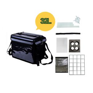 배달의 기본 오토바이 배달통 수납박스 32L 풀세트