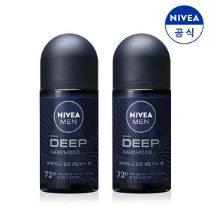 니베아 맨 데오드란트 롤온 딥 50ml X 2개