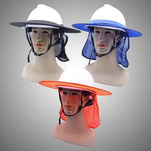 안전모 햇빛가리개 그늘이 여름 그늘막 자외선차단 망사