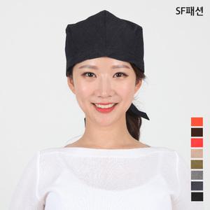 리본 주방베레모 위생모 주방두건