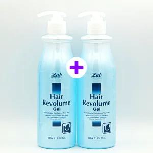 자브리볼륨헤어젤 500g+500g 초강력 셋팅젤 하드타입 남자머리 짧은모발 숏커트 헤어스프레이 포마드 왁스 미용실