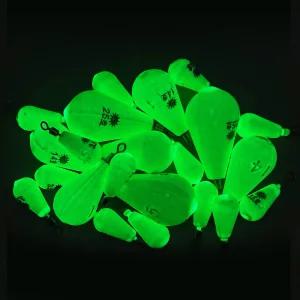 피싱데이 야광추/야광봉돌 물방울형 (0.5호~40호)