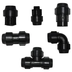 PE 소켓 관수 파이프 농수관 연결 부속 정티 엘보 발소