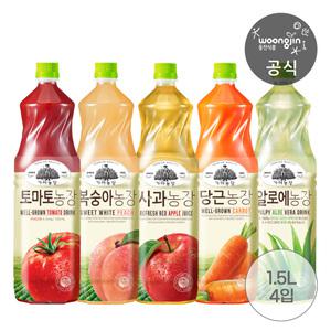 가야농장 주스 1.5L 4페트 (5종 택1)