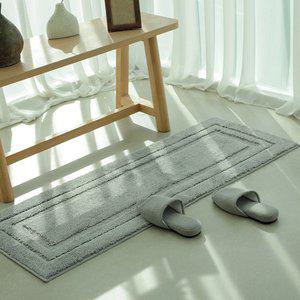 [시나앤소모]플레인 호텔식극세사 발매트 45x120 / 8color