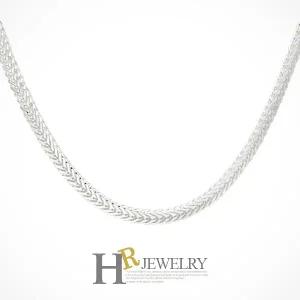 [호림쥬얼리]실버92.5정품(HR)실버 브이 스네이크 목걸이(NO.41854)