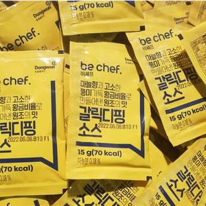 동원 갈릭디핑소스 일회용 15g 100개 갈릭딥핑소스