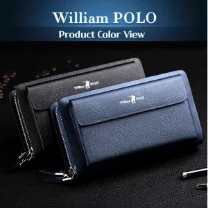 WilliamPOLO (윌리엄폴로) 312 남성클러치백 남자 손가방 맨스백 천연소가죽