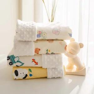 사계절 신생아 코튼블랭킷 아기 유모차 담요