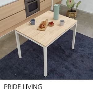 고무나무 원목 2인용식탁 책상테이블_1000X750 원목식탁 원목테이블 다용도테이블