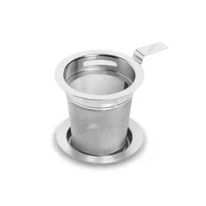 고원 손잡이 티스트레이너 75mm 차거름망 티인퓨저 티망 (받침포함)