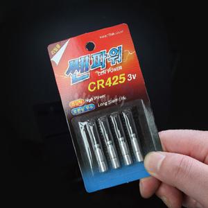 [쎈파워] CR425 3v 리필전지 4개입 / 전자케미전지 / 민물낚시 전자찌 배터리