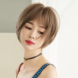 뿌이뿌이가발 여성 패션 숏컷 단발머리 통가발 미니컷