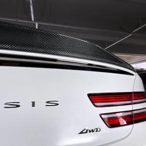 제네시스G80 RG3 스포일러 리얼카본 몰딩 튜닝 용품