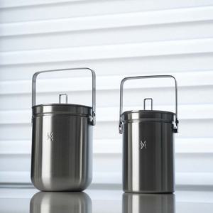 JVR 포스코 304 스텐 음식물쓰레기통 2L 씽크대쓰레기통