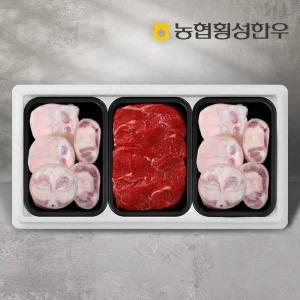 갤러리아 [농협횡성한우] 효도보신세트 12호 1.8kg (우족 700g x 2팩+장조림 400g)