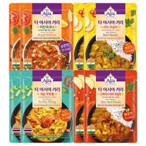 샘표 티아시아키친 본고장 정통 커리 170g 인기 4종 8개