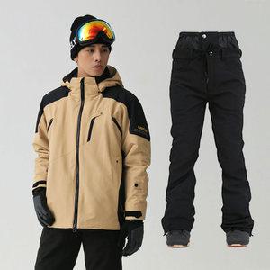 스키복 FUZZO RS 알에스 히트 패딩자켓 스판덱스 슬림핏 상하세트