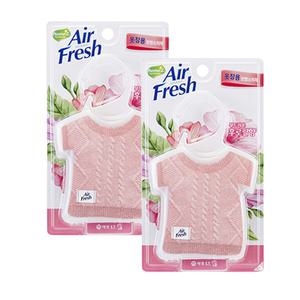 에어후레쉬 옷장용 방향소취제 부드러운 후로랄향 32g x2개