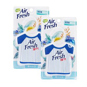 에어후레쉬 옷장용 방향소취제 시원한 아쿠아향 32g x2개
