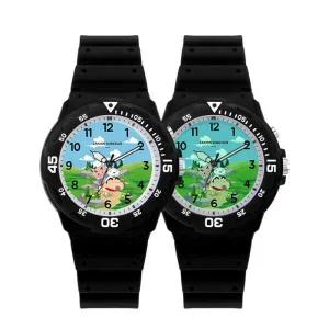 [아트박스]/짱구는못말려 [짱구는못말려] 빽라이트 짱구부리9 우레탄 손목시계