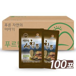 지리산 생칡즙 100ml 100포 실속포장