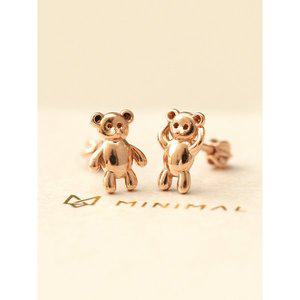 [미니멀피어싱]14K 곰돌이 피어싱
