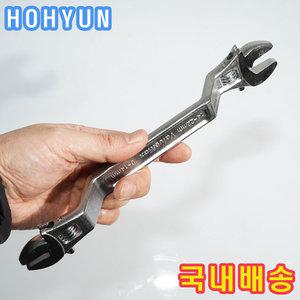 멀티스패너 더블헤드렌치 다기능 만능 스패너 계단식 렌치 호현산업