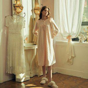 갤러리아 [barbara]엠보 원피스 파자마 AGW5031  PCH