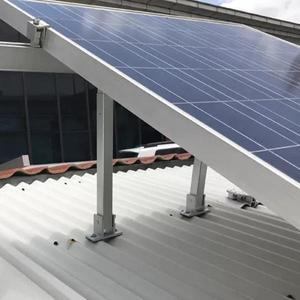 태양광패널 250W ~ 300W 태양 전지판, 조정 가능한 삼각형 알루미늄 지붕 장착 브래킷