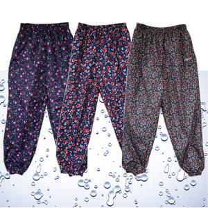 여성용 방수바지 여자우의 여자우비 방수복 우비바지 꽃무늬 작업복 농사 몸빼 농촌 일복 빅사이즈 어촌작업복