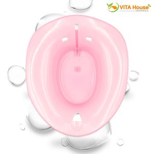 현대 버블식 온욕 좌욕기 핑크 산후조리 비데 폴딩 대야 V