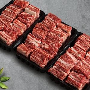 암소한우 1+등급 선물세트  찜갈비 500g 3구