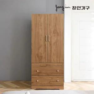 장인가구 세이지 K2 800 2단 투서랍옷장