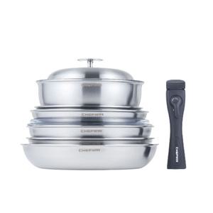 쉐프윈 316 스텐 통5중 드림핸즈 풀패키지 (9pcs), 1개