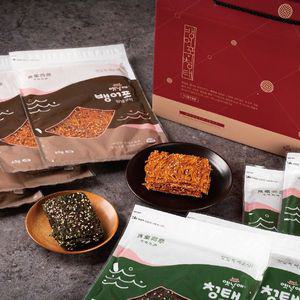 식약동원 광주리 3호 선물세트  뱅어소4봉+청태소4봉