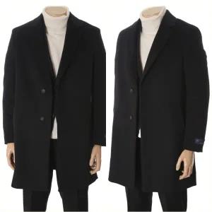 [롯데백화점]레노마 F/W 완판신화 신상 프리미엄 캐시미어혼방 체스터코트 블랙컬러 BH91A EK3653