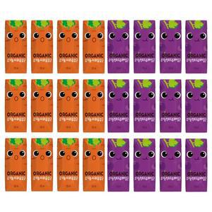 [음료센타]오가닉유기농 크니트니125ml 각12개씩 (총24팩)