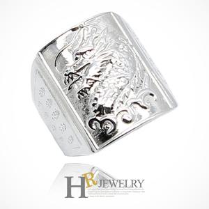 실버92.5 은반지 히트_세련 고급(HR)실버 용 사방 반지