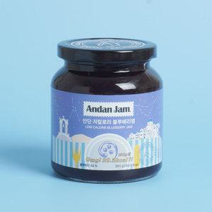 안단 저칼로리 블루베리잼 380g