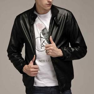 남성 바이크재킷 오토바이 가죽느낌 점퍼 아우터