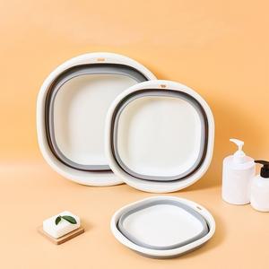 노리스 접이식 사각 세수 대야 세숫 다라이 여행 3종세트