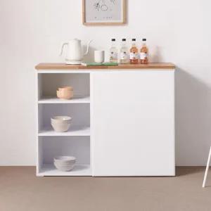 F4841 소형 접이식 식탁 수납장 1000 2colors  착불