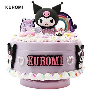 산리오 시나모롤 마이멜로디 쿠로미 DIY 케이크 오르골 꾸미기 키트 만들기 세트 빠른출고 실내 데이트