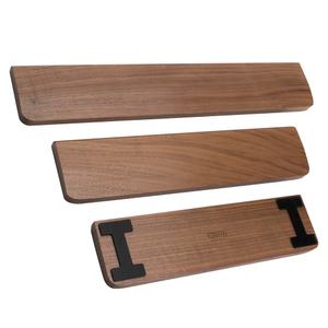 컴튜 원목 호두나무 키보드 팜레스트 손목 받침대