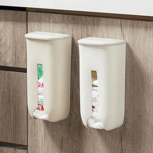 초간편 벽부착형 비닐봉투 정리함 남은 비닐봉투 보관 뽑아쓰는 케이스