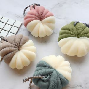 플라워 부드러운 버블 샤워볼 1p 싱글 극세사 거품 컬러 샤워볼